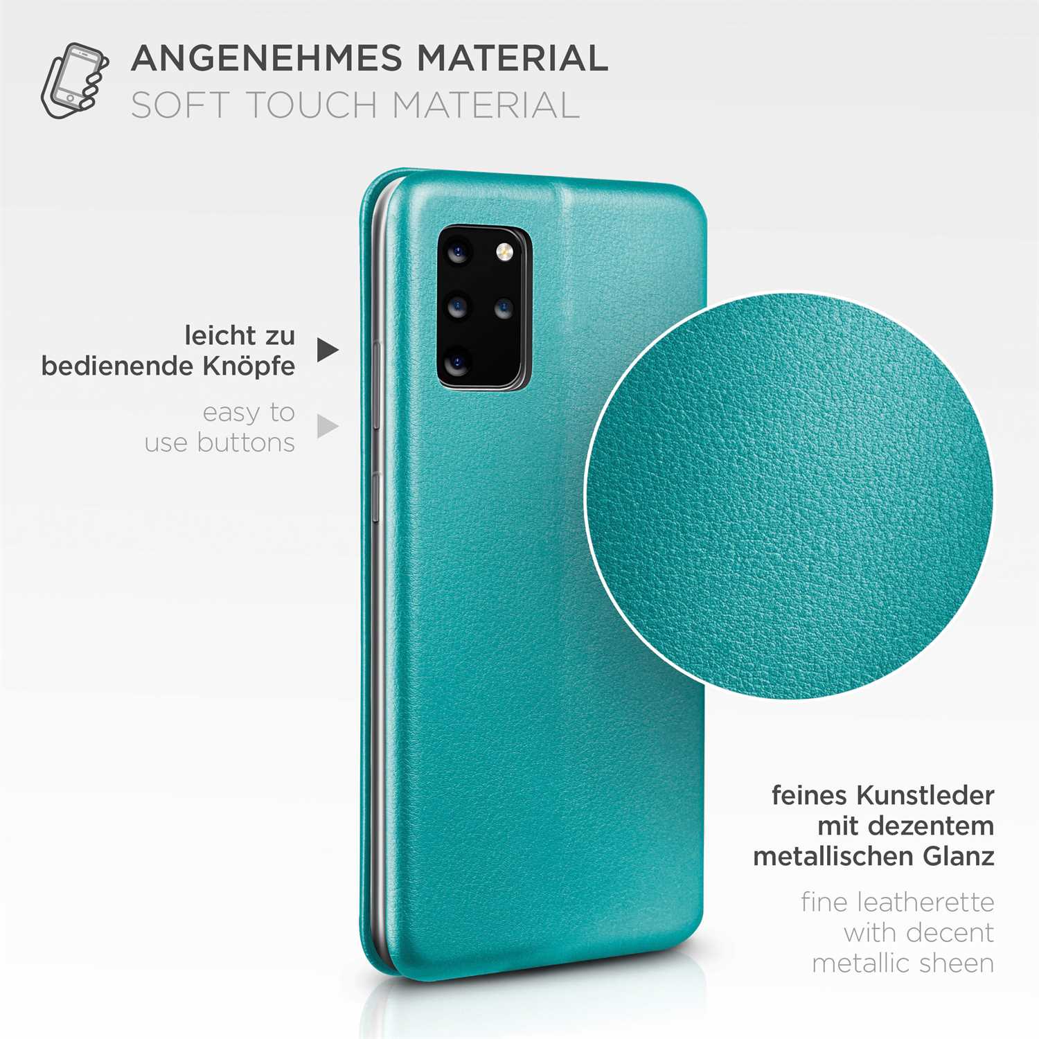 ONEFLOW Business Case Samsung Galaxy S20 Plus 5G Handytasche mit Kartenfach – Weiteres Produktbild 4