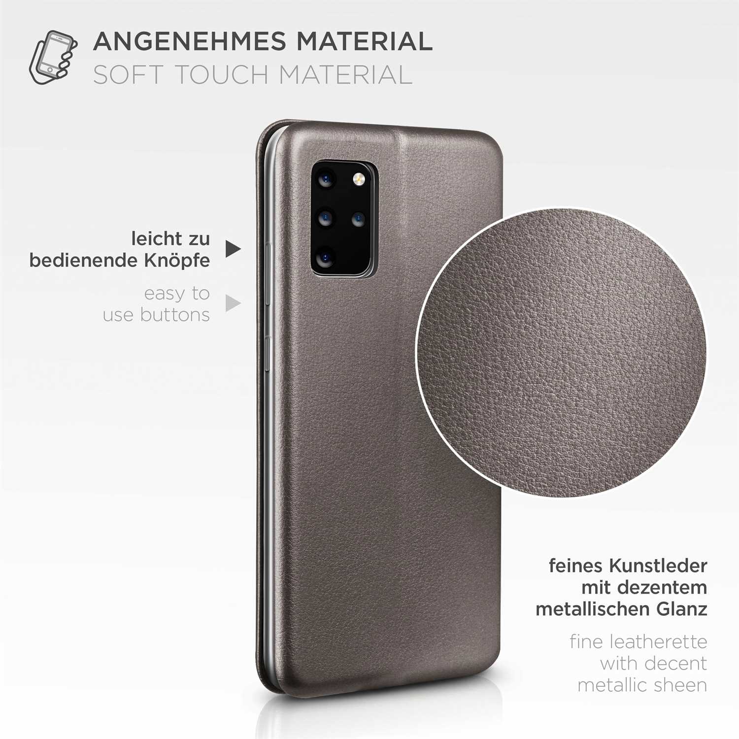 ONEFLOW Business Case Samsung Galaxy S20 Plus 5G Handytasche mit Kartenfach – Weiteres Produktbild 4
