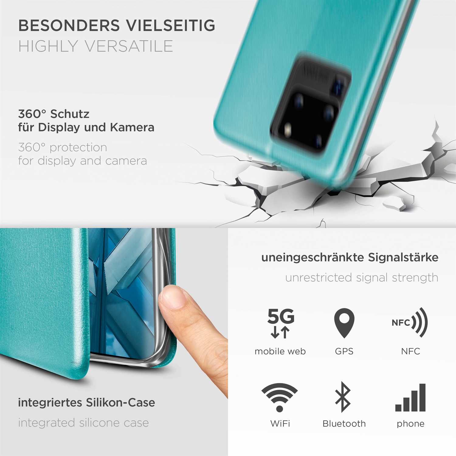 ONEFLOW Business Case Samsung Galaxy S20 Ultra Handytasche mit Kartenfach – Weiteres Produktbild 4 ONEFLOW Business Case Samsung Galaxy S20 Ultra Handytasche mit Kartenfach – Weiteres Produktbild 4