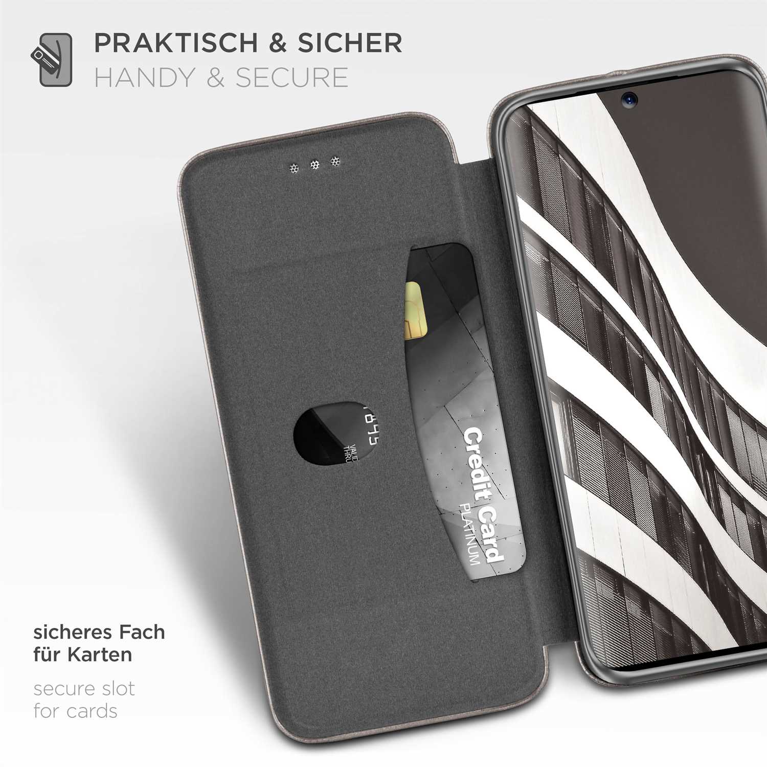 ONEFLOW Business Case Samsung Galaxy S20 Ultra 5G Handytasche mit Kartenfach – Weiteres Produktbild 2