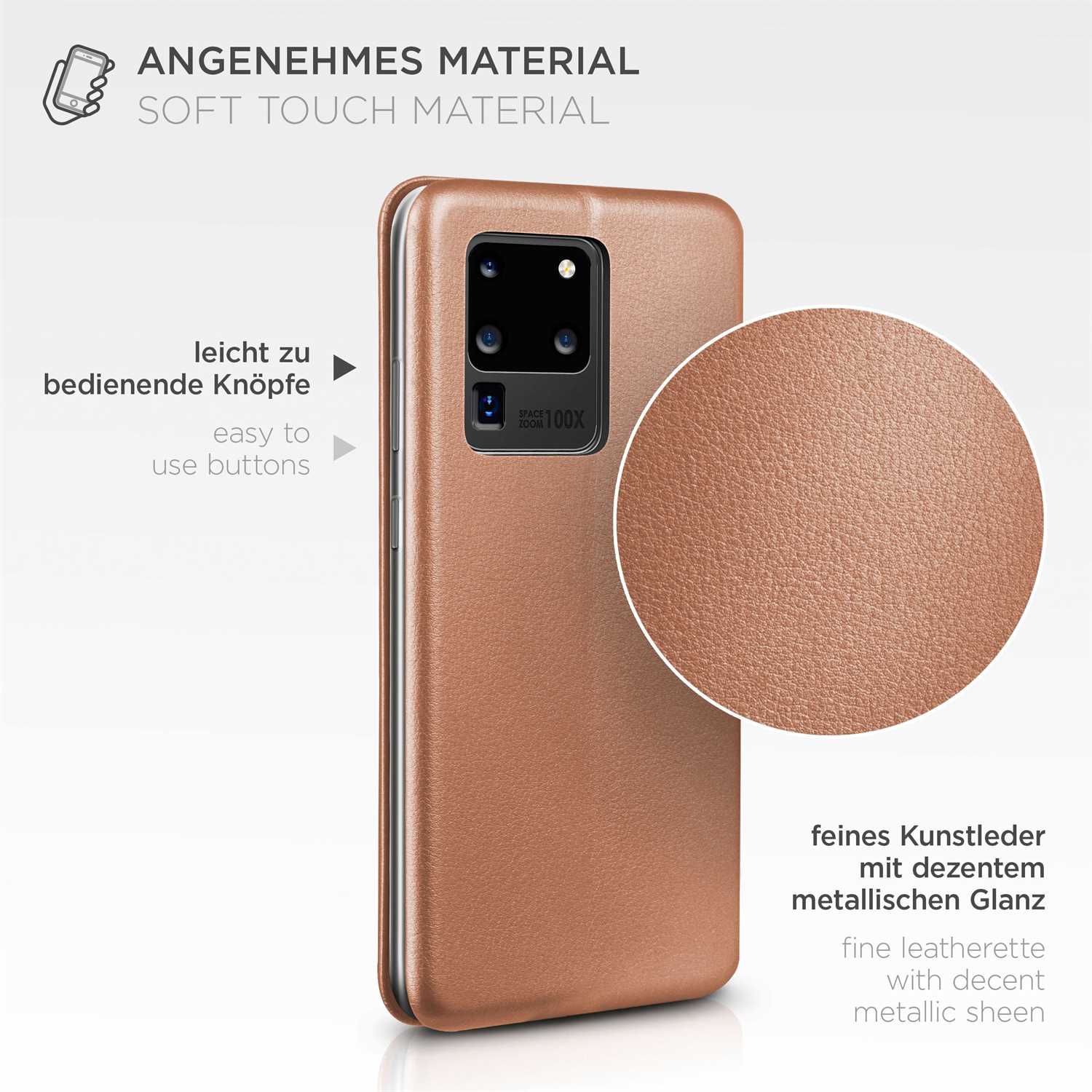 ONEFLOW Business Case Samsung Galaxy S20 Ultra 5G Handytasche mit Kartenfach – Weiteres Produktbild 4