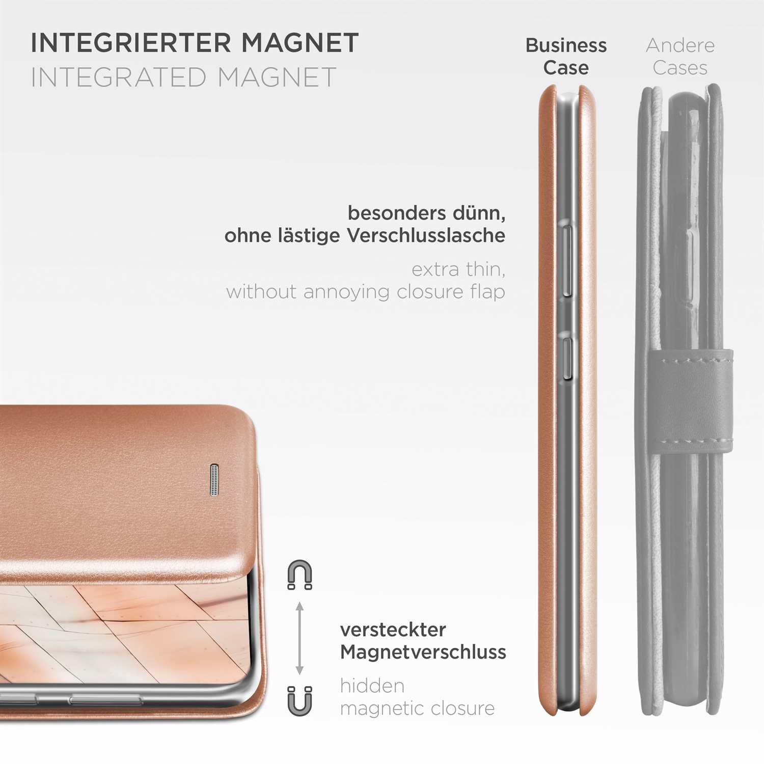 ONEFLOW Business Case Samsung Galaxy S20 Ultra 5G Handytasche mit Kartenfach – Weiteres Produktbild 5