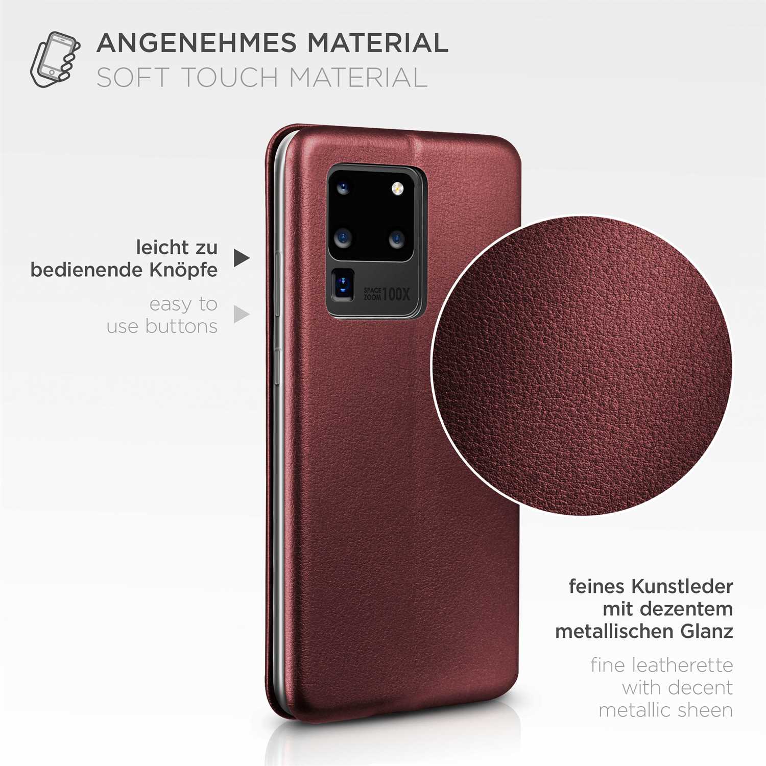 ONEFLOW Business Case Samsung Galaxy S20 Ultra 5G Handytasche mit Kartenfach – Weiteres Produktbild 4