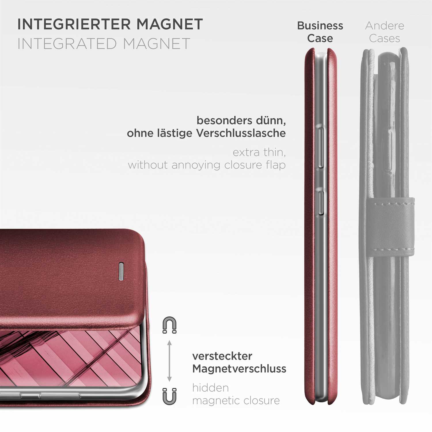 ONEFLOW Business Case Samsung Galaxy S20 Ultra 5G Handytasche mit Kartenfach – Weiteres Produktbild 5