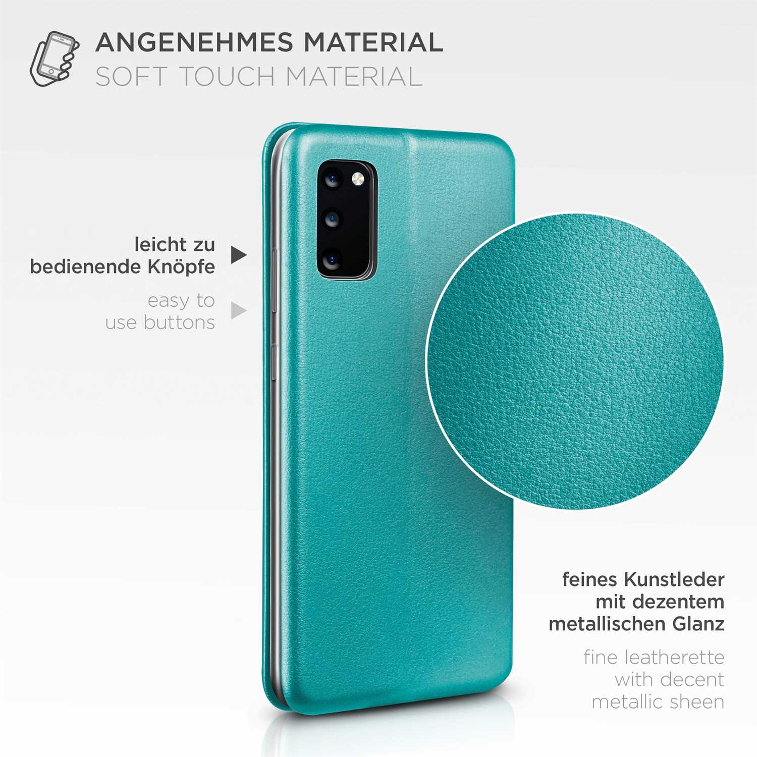 ONEFLOW Business Case Samsung Galaxy S20 Handytasche mit Kartenfach – Weiteres Produktbild 5