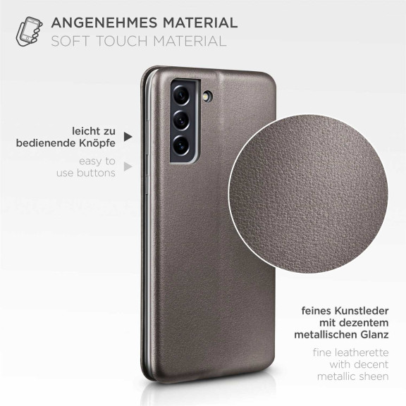 ONEFLOW Business Case Samsung Galaxy S21 FE 5G Handytasche mit Kartenfach – Weiteres Produktbild 5