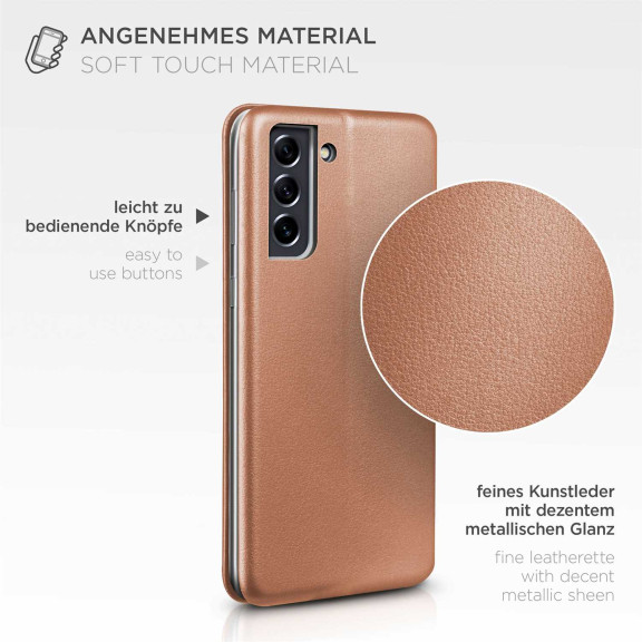 ONEFLOW Business Case Samsung Galaxy S21 FE 5G Handytasche mit Kartenfach – Weiteres Produktbild 5