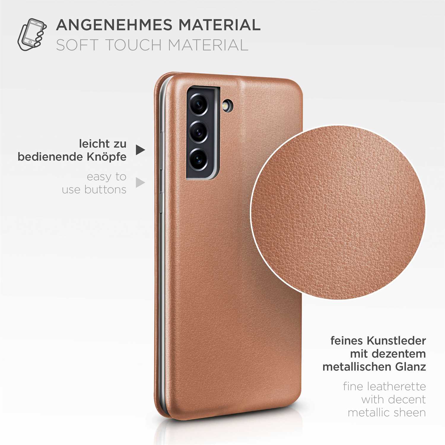 ONEFLOW Business Case Samsung Galaxy S21 FE 5G Handytasche mit Kartenfach – Weiteres Produktbild 5