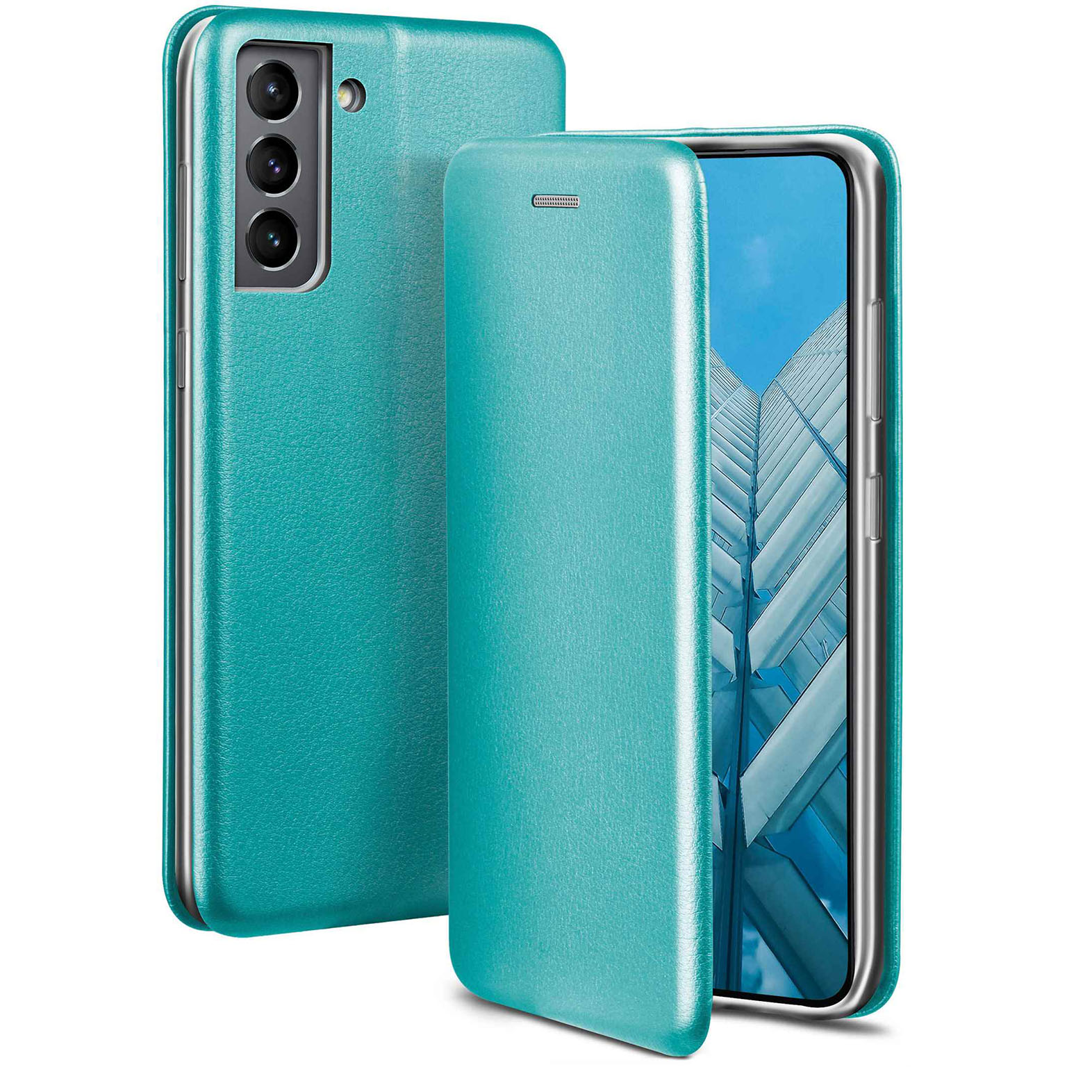 ONEFLOW Business Case Samsung Galaxy S21 Plus Handytasche mit Kartenfach – Weiteres Produktbild 1