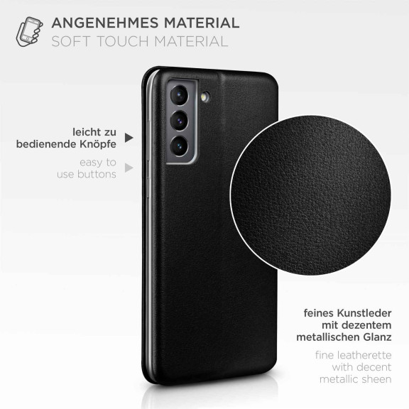 ONEFLOW Business Case Samsung Galaxy S21 Plus Handytasche mit Kartenfach – Weiteres Produktbild 5