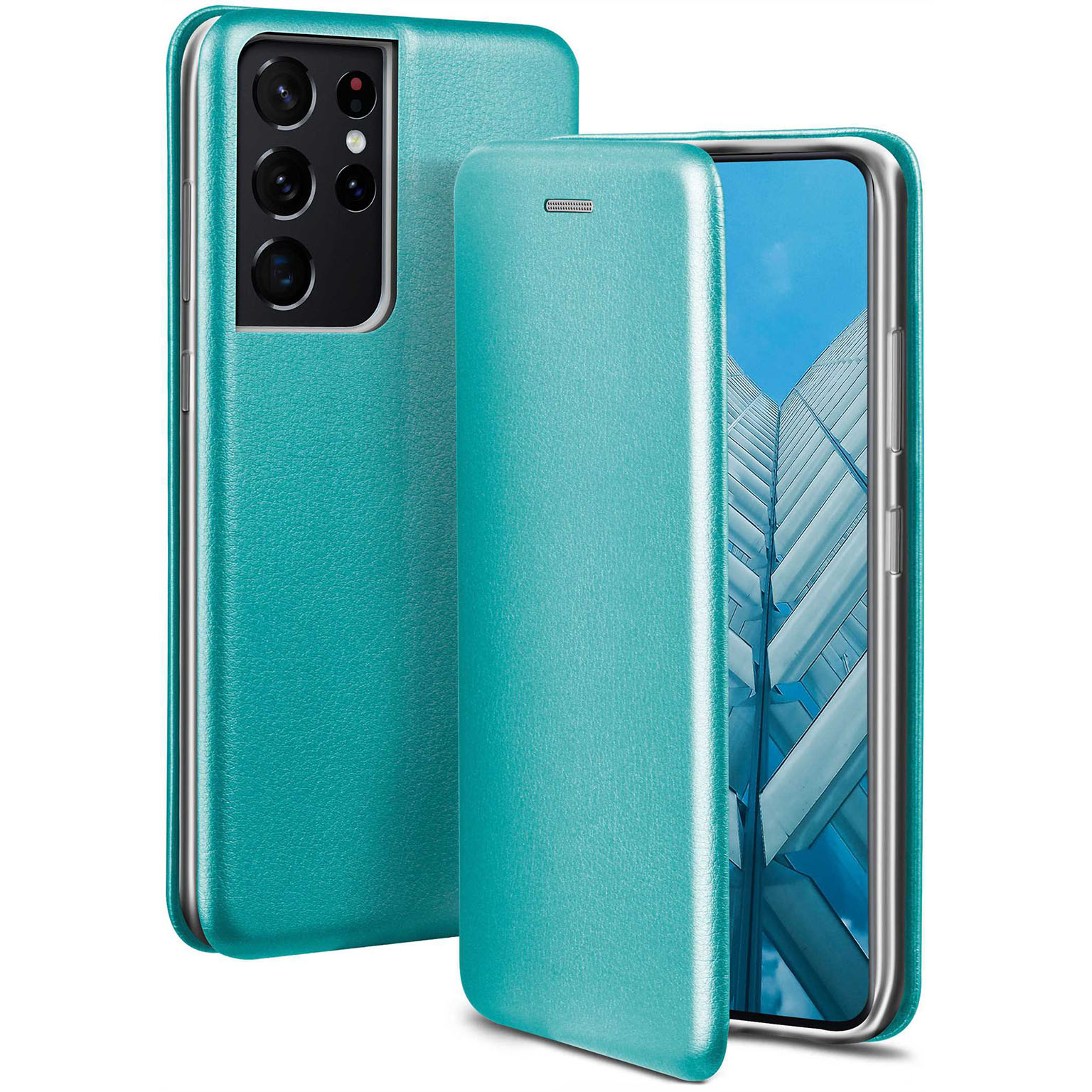 ONEFLOW Business Case Samsung Galaxy S21 Ultra Handytasche mit Kartenfach – Weiteres Produktbild 1