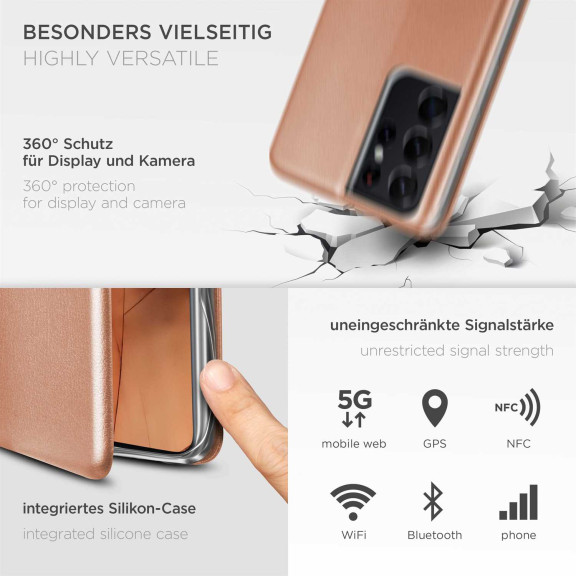 ONEFLOW Business Case Samsung Galaxy S21 Ultra Handytasche mit Kartenfach – Weiteres Produktbild 4 ONEFLOW Business Case Samsung Galaxy S21 Ultra Handytasche mit Kartenfach – Weiteres Produktbild 4