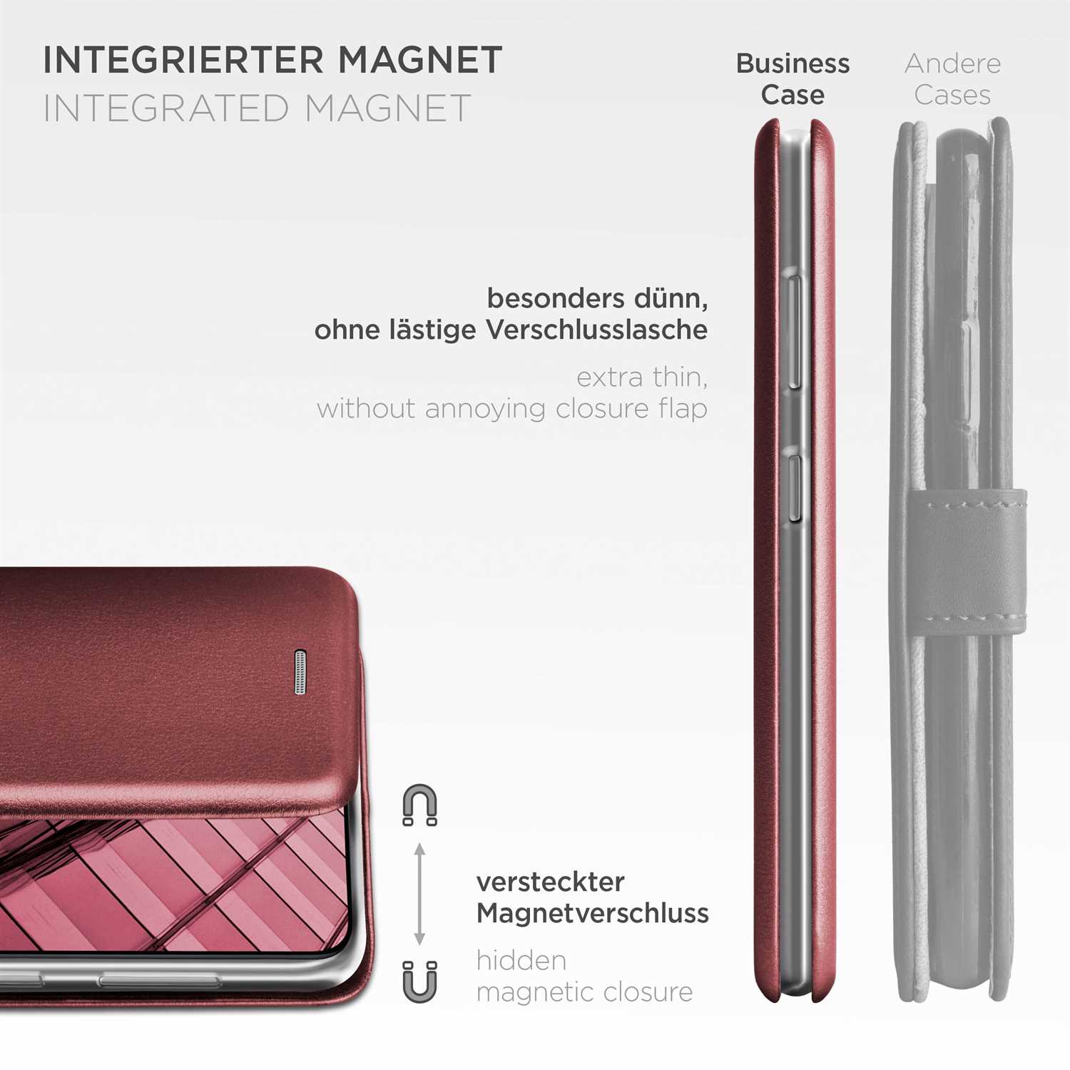 ONEFLOW Business Case Samsung Galaxy S21 Handytasche mit Kartenfach – Weiteres Produktbild 6