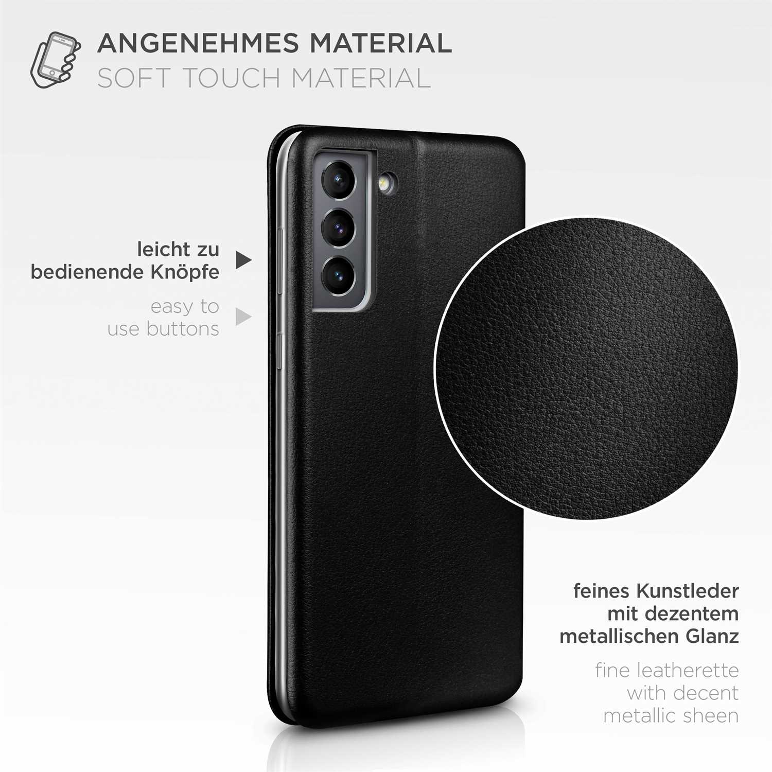 ONEFLOW Business Case Samsung Galaxy S21 Handytasche mit Kartenfach – Weiteres Produktbild 5