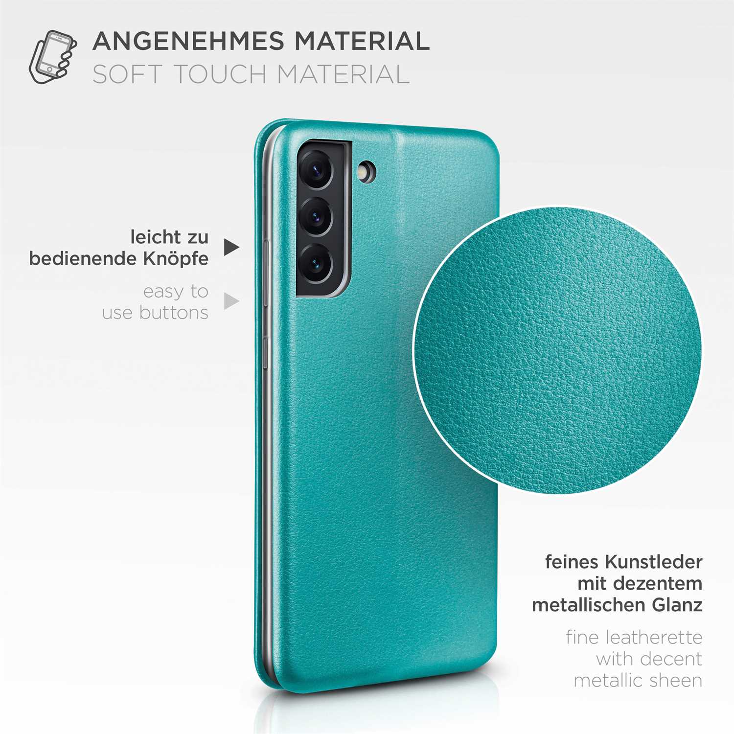 ONEFLOW Business Case Samsung Galaxy S22 Plus Handytasche mit Kartenfach – Weiteres Produktbild 5 ONEFLOW Business Case Samsung Galaxy S22 Plus Handytasche mit Kartenfach – Weiteres Produktbild 5