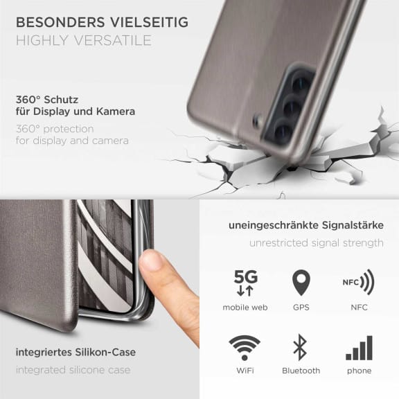 ONEFLOW Business Case Samsung Galaxy S22 Plus Handytasche mit Kartenfach – Weiteres Produktbild 4 ONEFLOW Business Case Samsung Galaxy S22 Plus Handytasche mit Kartenfach – Weiteres Produktbild 4