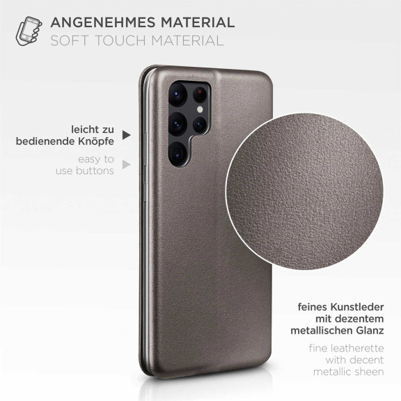 ONEFLOW Business Case Samsung Galaxy S22 Ultra Handytasche mit Kartenfach – Weiteres Produktbild 5