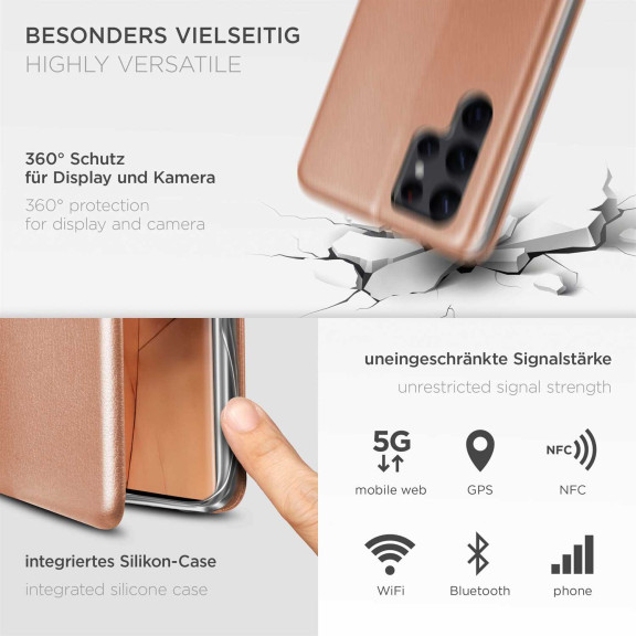 ONEFLOW Business Case Samsung Galaxy S22 Ultra Handytasche mit Kartenfach – Weiteres Produktbild 4 ONEFLOW Business Case Samsung Galaxy S22 Ultra Handytasche mit Kartenfach – Weiteres Produktbild 4