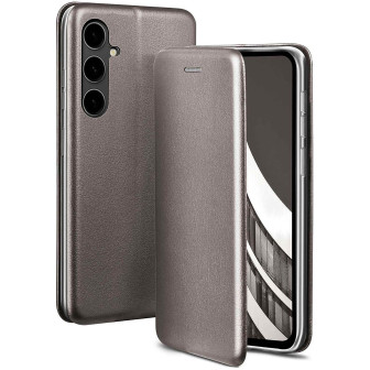 ONEFLOW ONEFLOW Business Case Samsung Galaxy S23 FE Handytasche mit Kartenfach – Skyscraper - Grey
