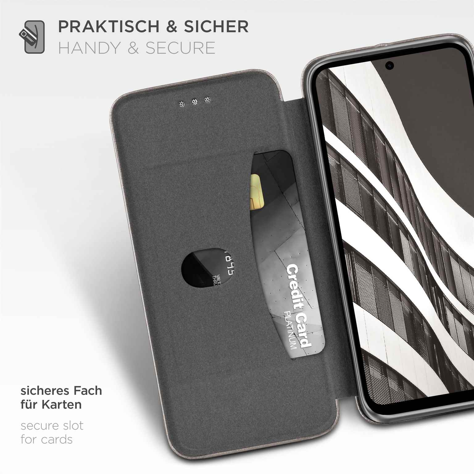 ONEFLOW Business Case Samsung Galaxy S23 FE Handytasche mit Kartenfach – Weiteres Produktbild 2