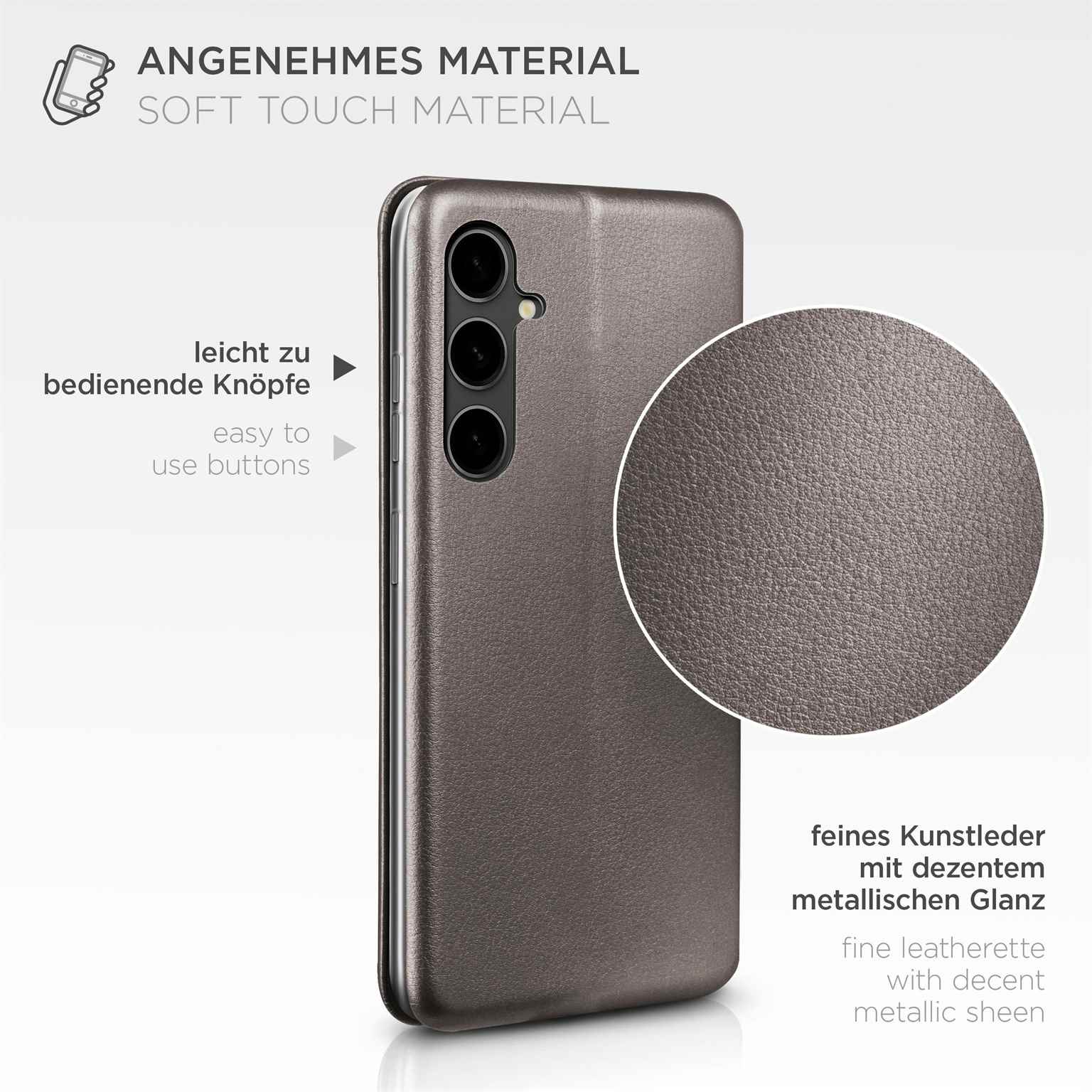 ONEFLOW Business Case Samsung Galaxy S23 FE Handytasche mit Kartenfach – Weiteres Produktbild 5 ONEFLOW Business Case Samsung Galaxy S23 FE Handytasche mit Kartenfach – Weiteres Produktbild 5