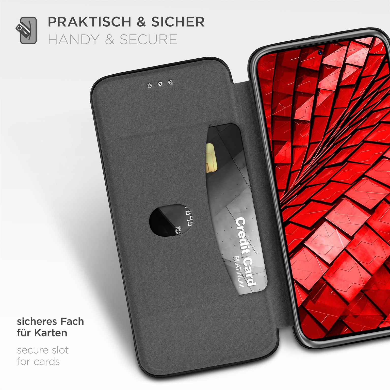 ONEFLOW Business Case Samsung Galaxy S23 Plus Handytasche mit Kartenfach – Weiteres Produktbild 2