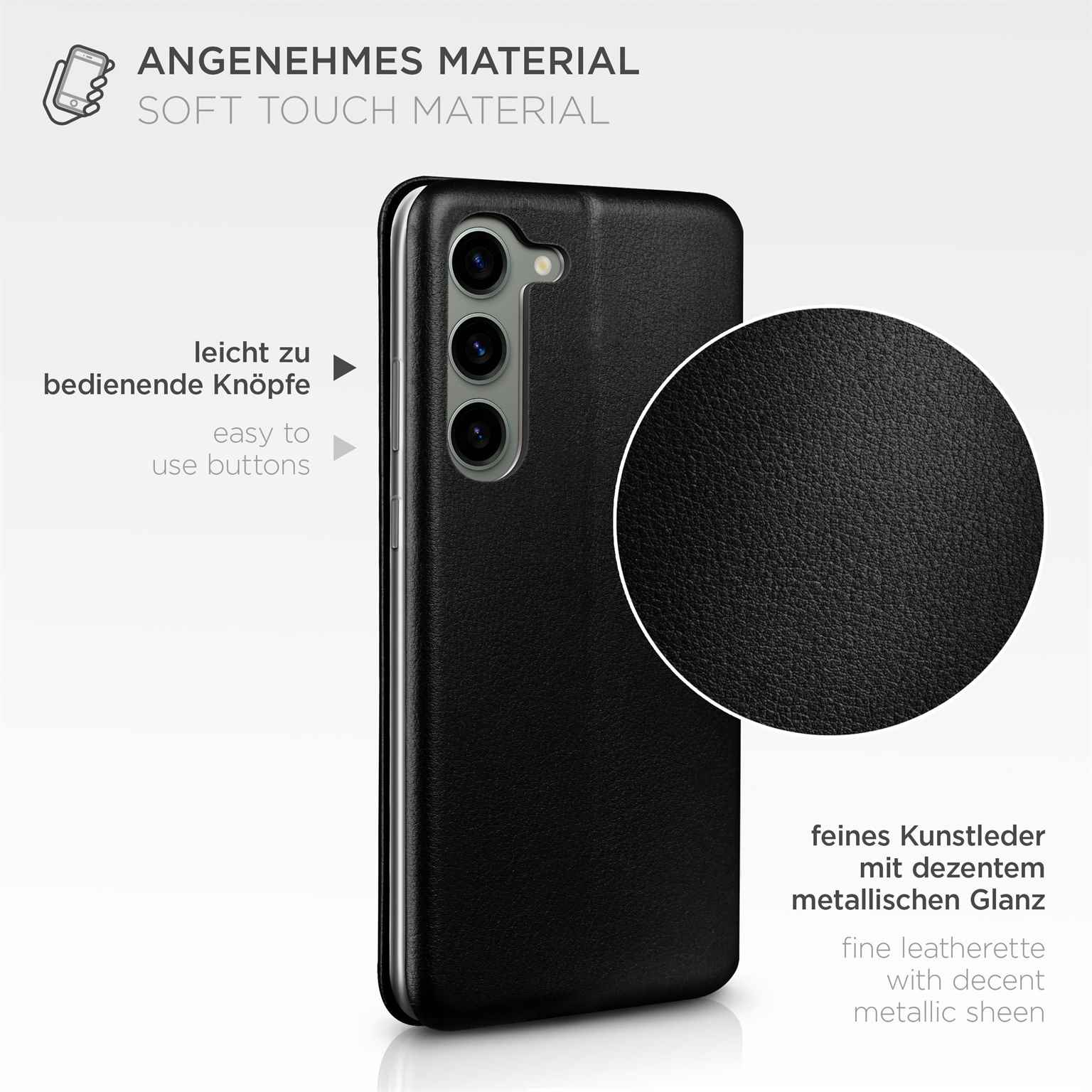 ONEFLOW Business Case Samsung Galaxy S23 Plus Handytasche mit Kartenfach – Weiteres Produktbild 4