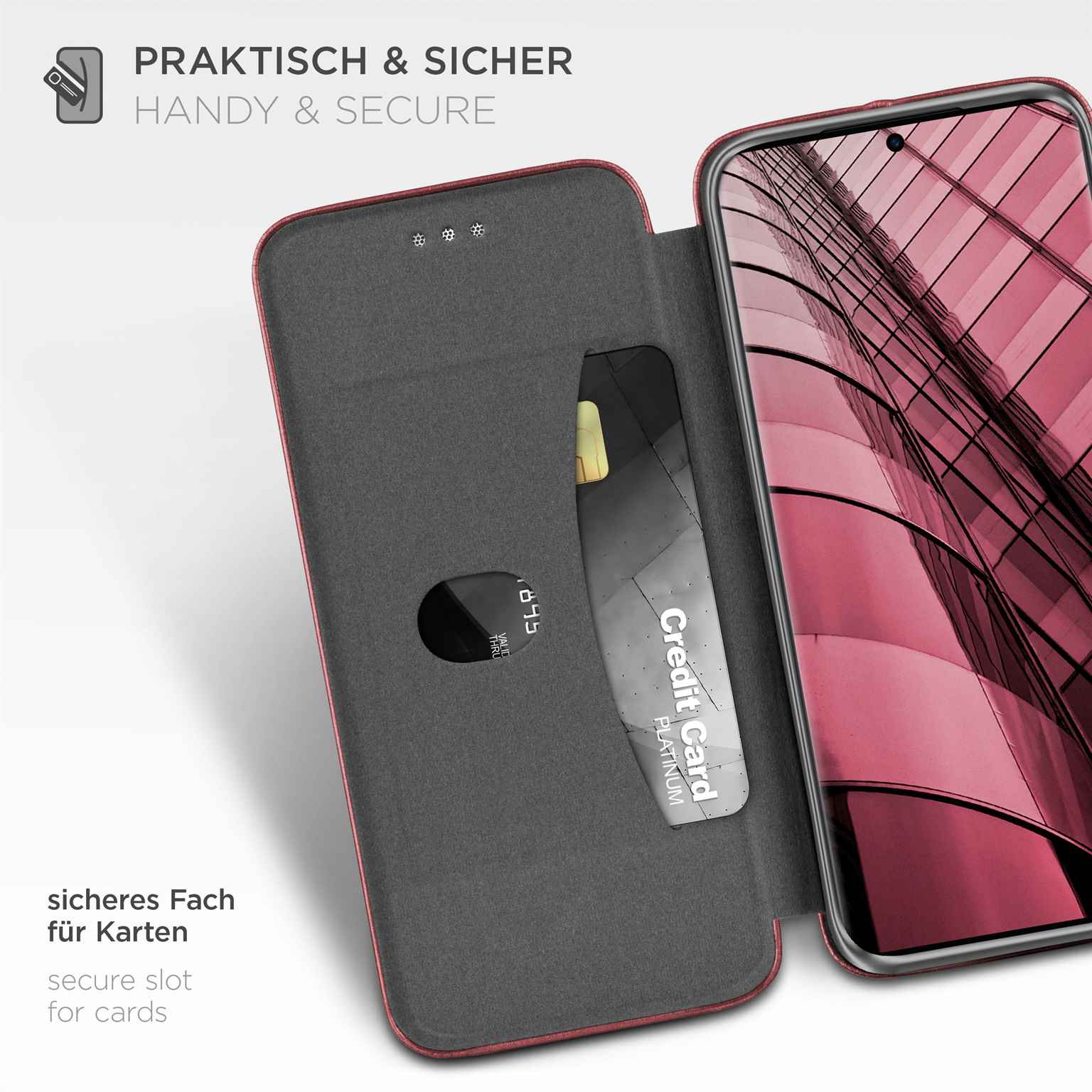 ONEFLOW Business Case Samsung Galaxy S23 Ultra Handytasche mit Kartenfach – Weiteres Produktbild 2