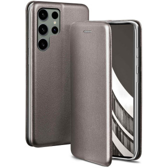 ONEFLOW ONEFLOW Business Case Samsung Galaxy S24 Ultra Handytasche mit Kartenfach – Skyscraper - Grey
