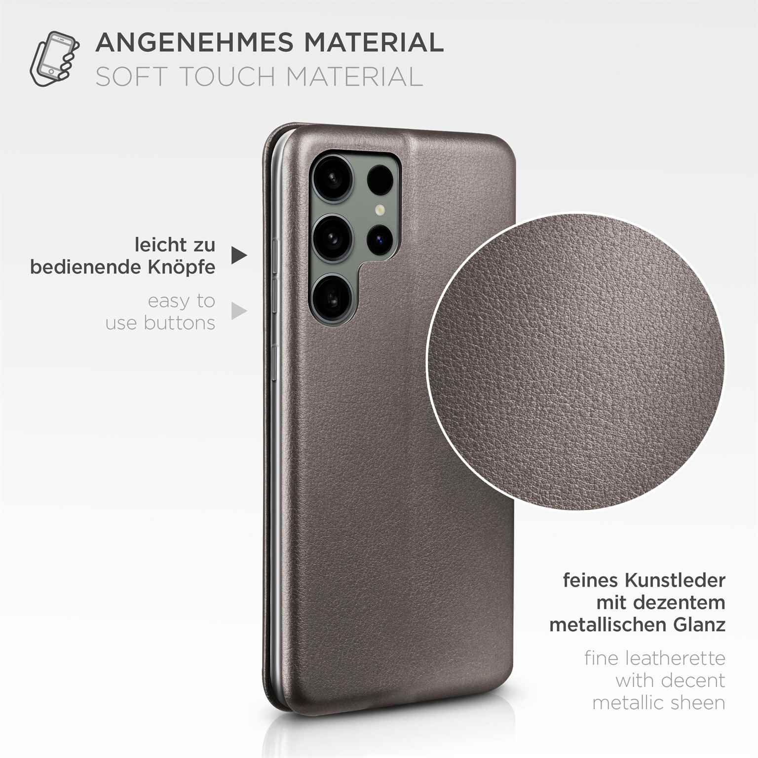 ONEFLOW Business Case Samsung Galaxy S24 Ultra Handytasche mit Kartenfach – Weiteres Produktbild 5