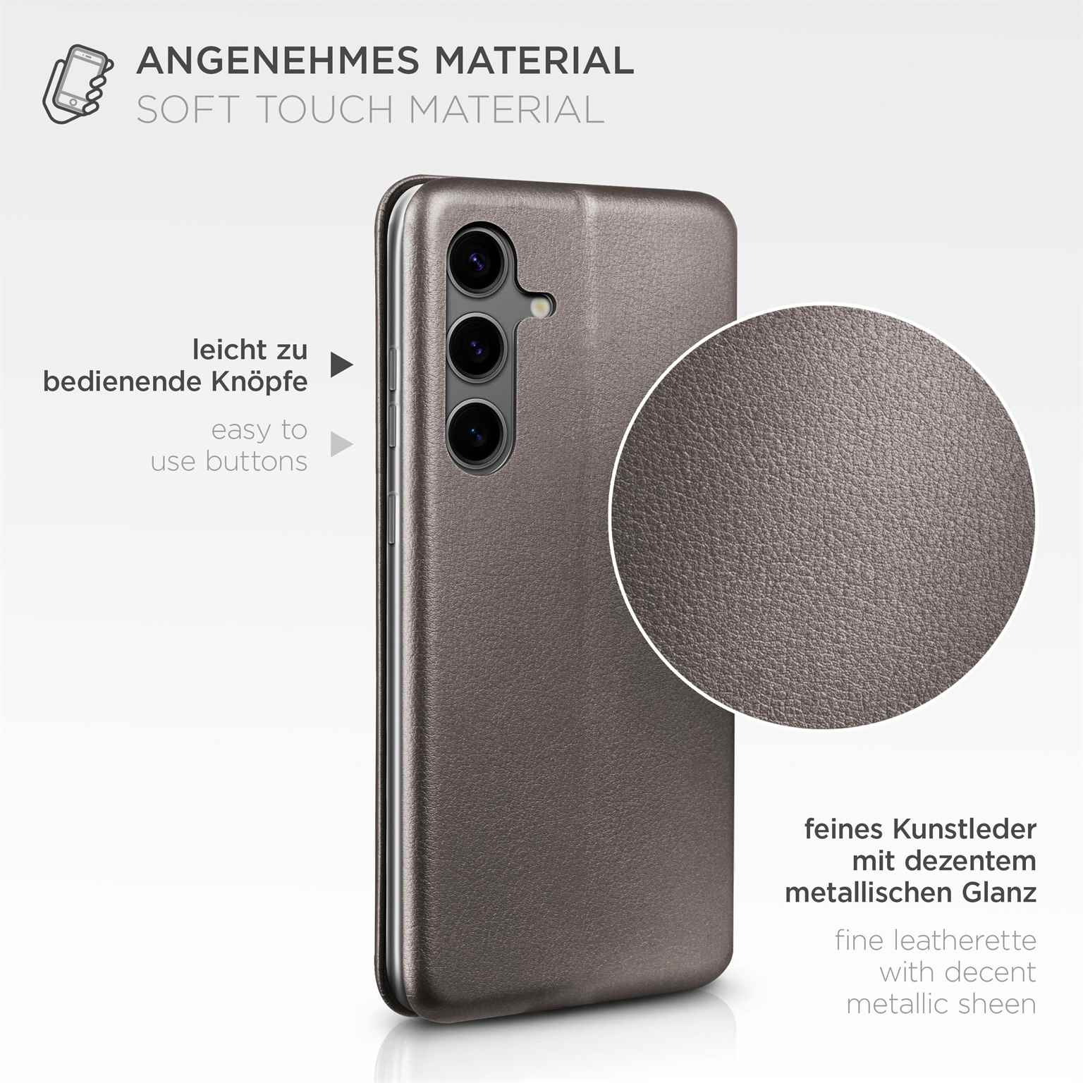 ONEFLOW Business Case Samsung Galaxy S24 Handytasche mit Kartenfach – Weiteres Produktbild 5