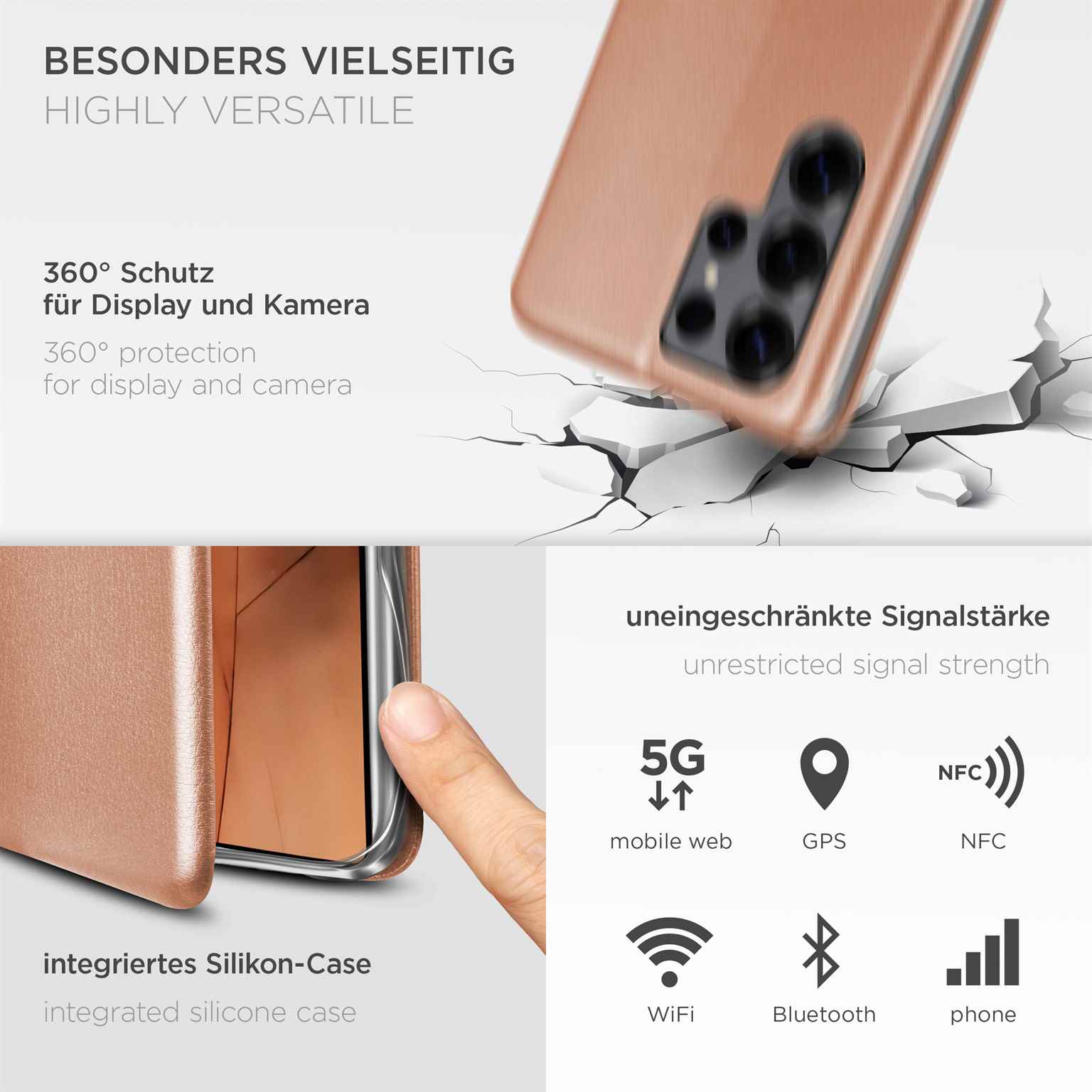 ONEFLOW Business Case Samsung Galaxy S25 Ultra Handytasche mit Kartenfach – Weiteres Produktbild 4 ONEFLOW Business Case Samsung Galaxy S25 Ultra Handytasche mit Kartenfach – Weiteres Produktbild 4