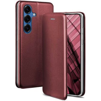 ONEFLOW Business Case Samsung Galaxy S25 Handytasche mit Kartenfach – Burgund - Red ONEFLOW Business Case Samsung Galaxy S25 Handytasche mit Kartenfach – Burgund - Red