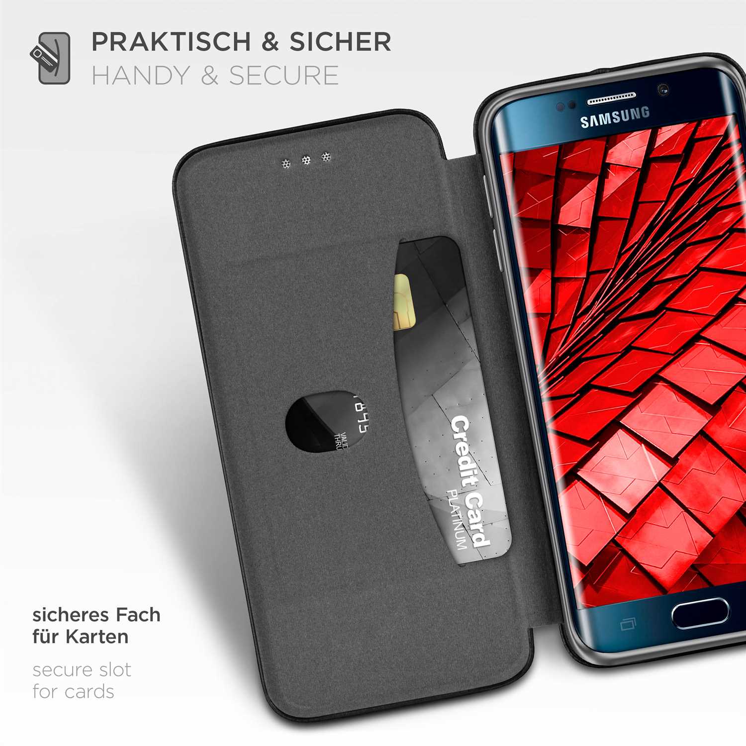 ONEFLOW Business Case Samsung Galaxy S6 Edge Handytasche mit Kartenfach – Weiteres Produktbild 3 ONEFLOW Business Case Samsung Galaxy S6 Edge Handytasche mit Kartenfach – Weiteres Produktbild 3