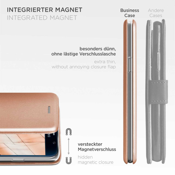 ONEFLOW Business Case Samsung Galaxy S6 Handytasche mit Kartenfach – Weiteres Produktbild 6