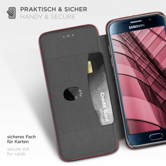 ONEFLOW Business Case Samsung Galaxy S6 Handytasche mit Kartenfach – Weiteres Produktbild 3