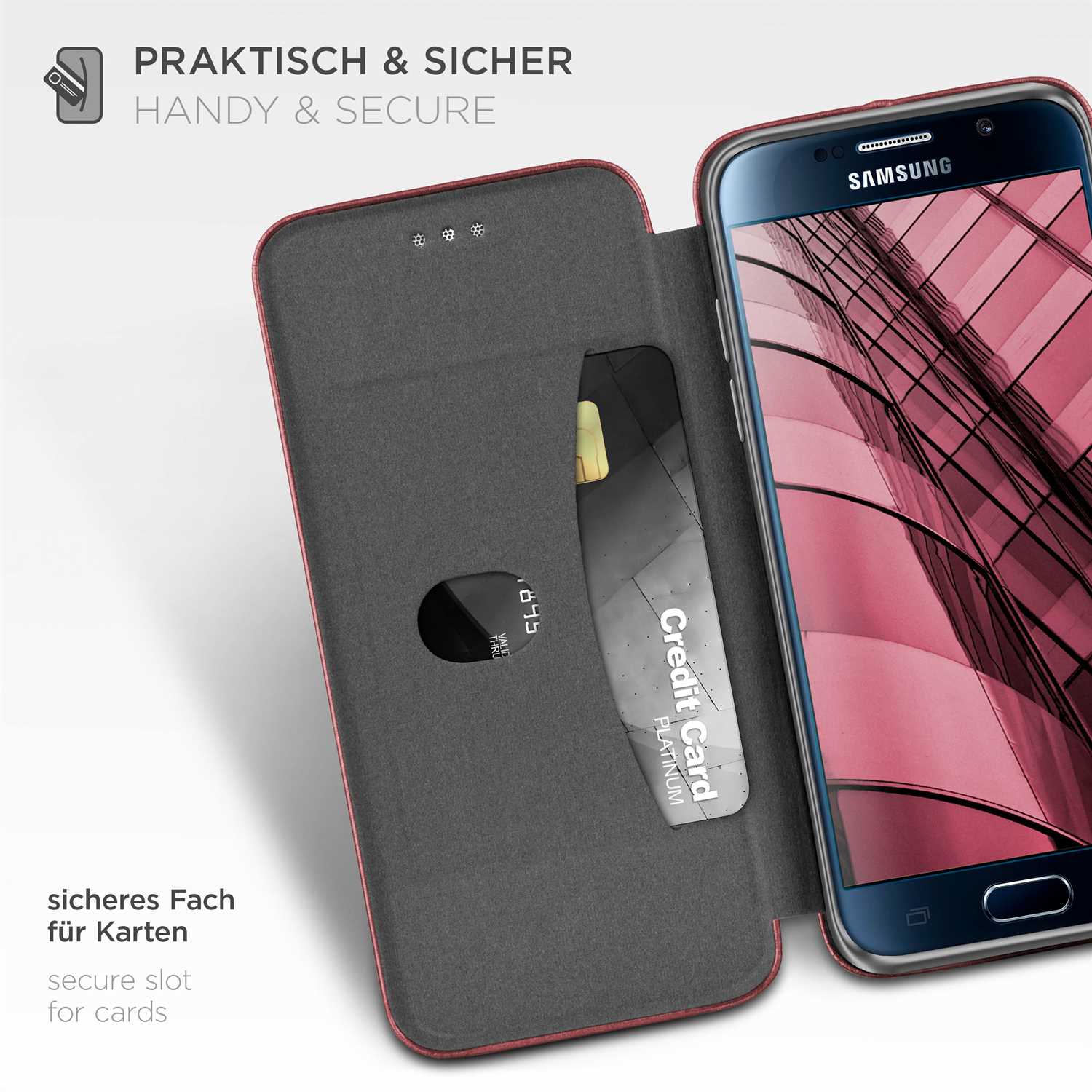 ONEFLOW Business Case Samsung Galaxy S6 Handytasche mit Kartenfach – Weiteres Produktbild 3 ONEFLOW Business Case Samsung Galaxy S6 Handytasche mit Kartenfach – Weiteres Produktbild 3