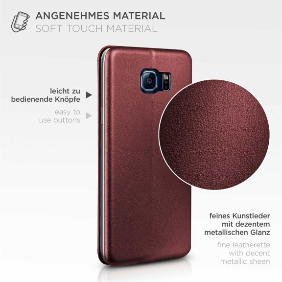 ONEFLOW Business Case Samsung Galaxy S6 Handytasche mit Kartenfach – Weiteres Produktbild 5