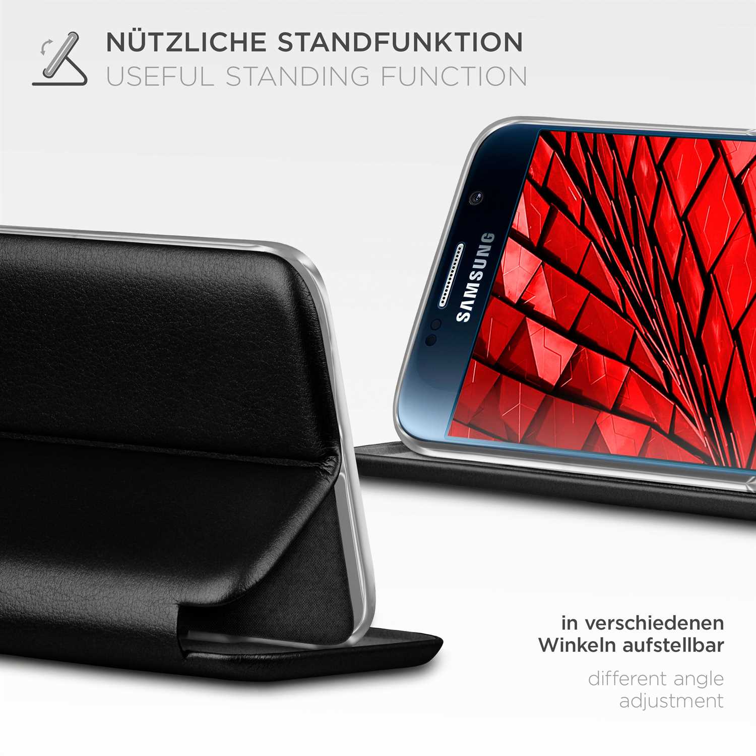 ONEFLOW Business Case Samsung Galaxy S6 Handytasche mit Kartenfach – Weiteres Produktbild 2