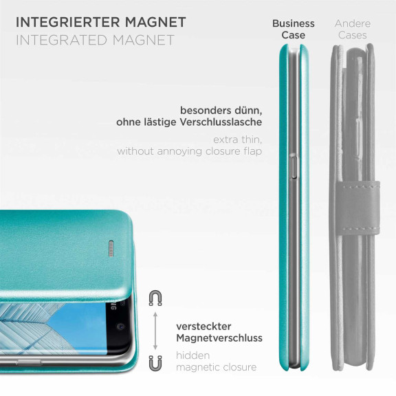 ONEFLOW Business Case Samsung Galaxy S7 Edge Handytasche mit Kartenfach – Weiteres Produktbild 6