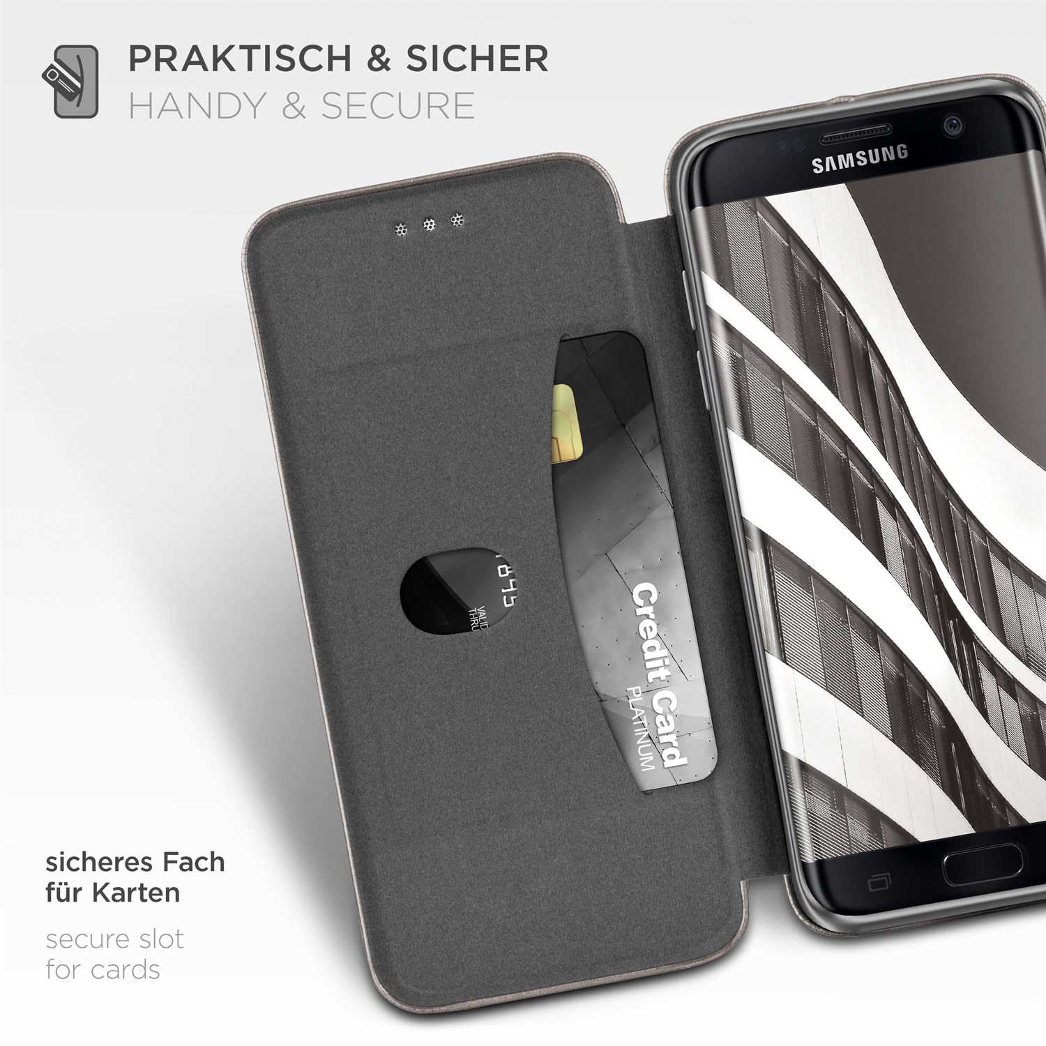 ONEFLOW Business Case Samsung Galaxy S7 Edge Handytasche mit Kartenfach – Weiteres Produktbild 3 ONEFLOW Business Case Samsung Galaxy S7 Edge Handytasche mit Kartenfach – Weiteres Produktbild 3