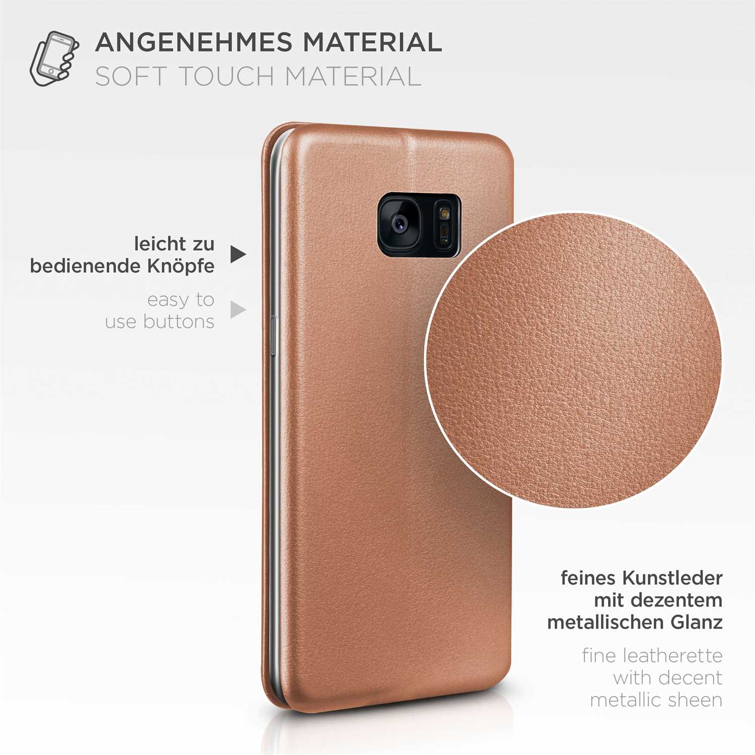 ONEFLOW Business Case Samsung Galaxy S7 Edge Handytasche mit Kartenfach – Weiteres Produktbild 4