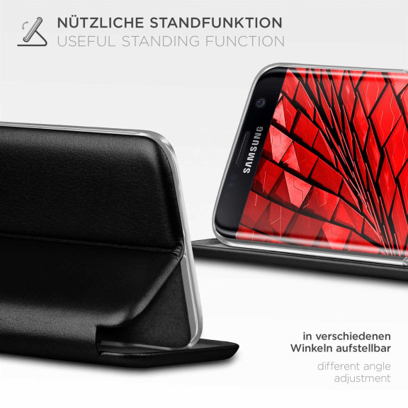 ONEFLOW Business Case Samsung Galaxy S7 Edge Handytasche mit Kartenfach – Weiteres Produktbild 2