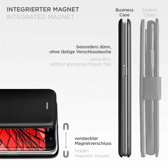ONEFLOW Business Case Samsung Galaxy S7 Edge Handytasche mit Kartenfach – Weiteres Produktbild 6