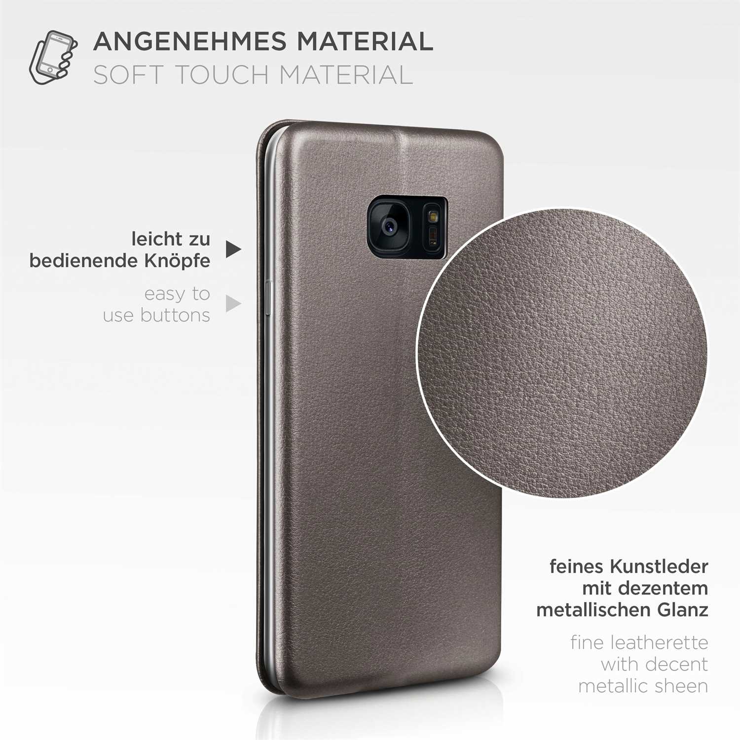 ONEFLOW Business Case Samsung Galaxy S7 Handytasche mit Kartenfach – Weiteres Produktbild 4
