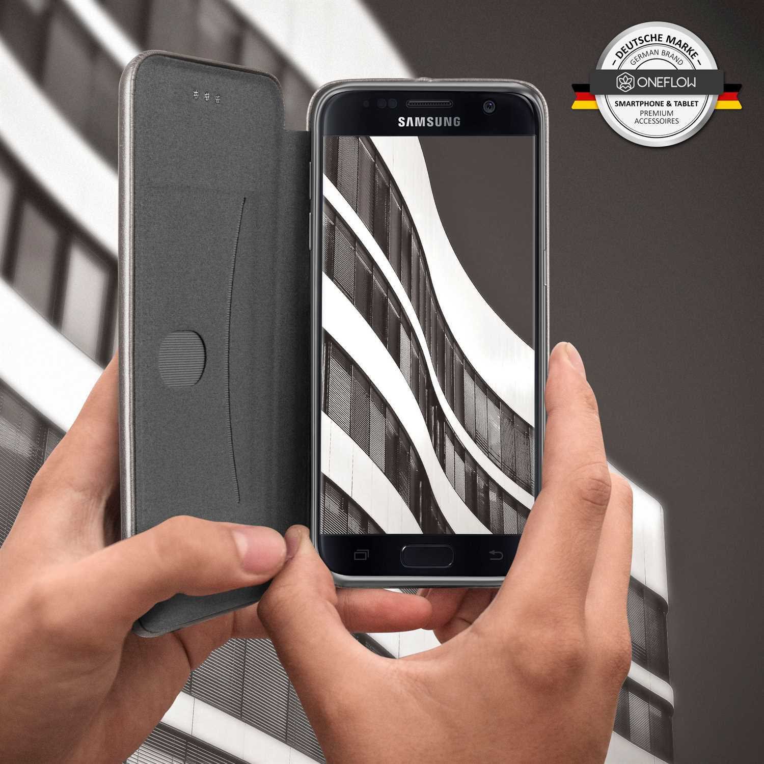 ONEFLOW Business Case Samsung Galaxy S7 Handytasche mit Kartenfach – Weiteres Produktbild 6
