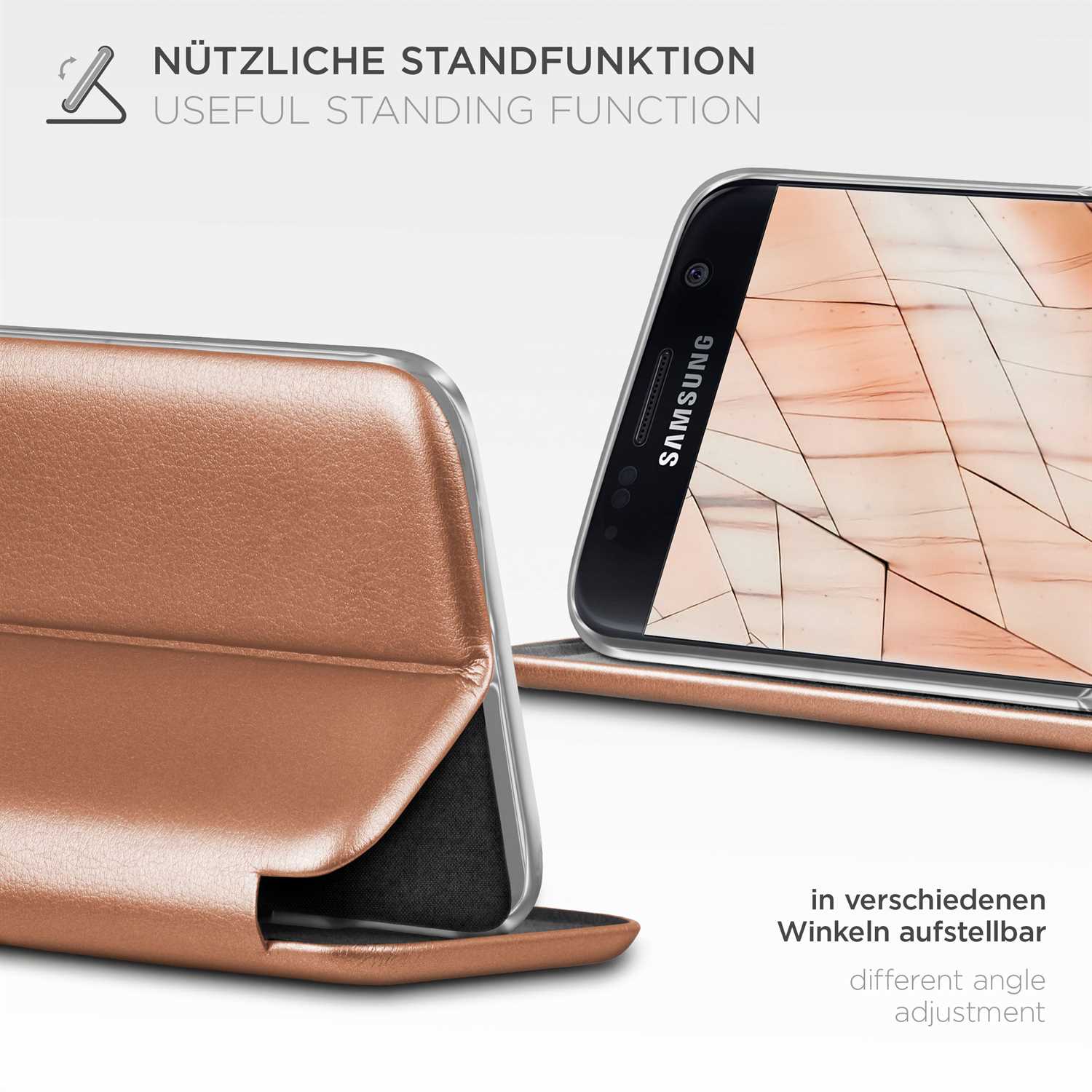 ONEFLOW Business Case Samsung Galaxy S7 Handytasche mit Kartenfach – Weiteres Produktbild 1