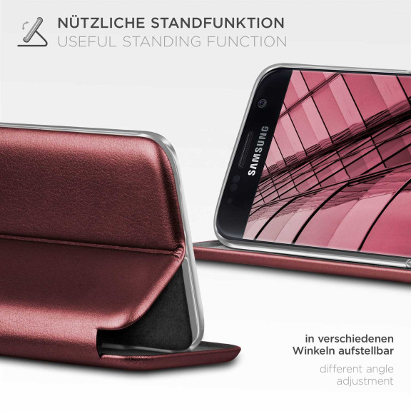 ONEFLOW Business Case Samsung Galaxy S7 Handytasche mit Kartenfach – Weiteres Produktbild 2
