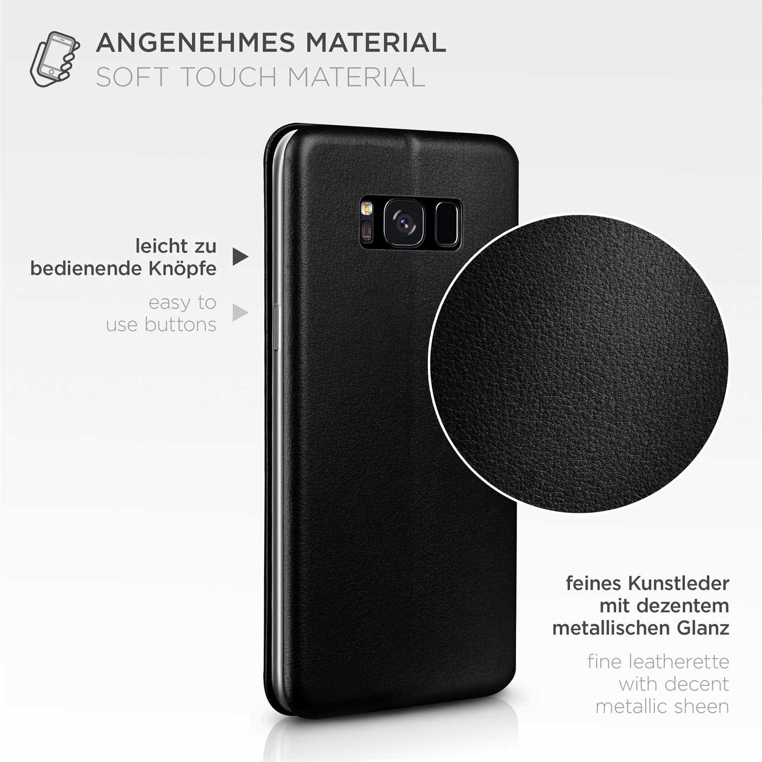 ONEFLOW Business Case Samsung Galaxy S8 Plus Handytasche mit Kartenfach – Weiteres Produktbild 4