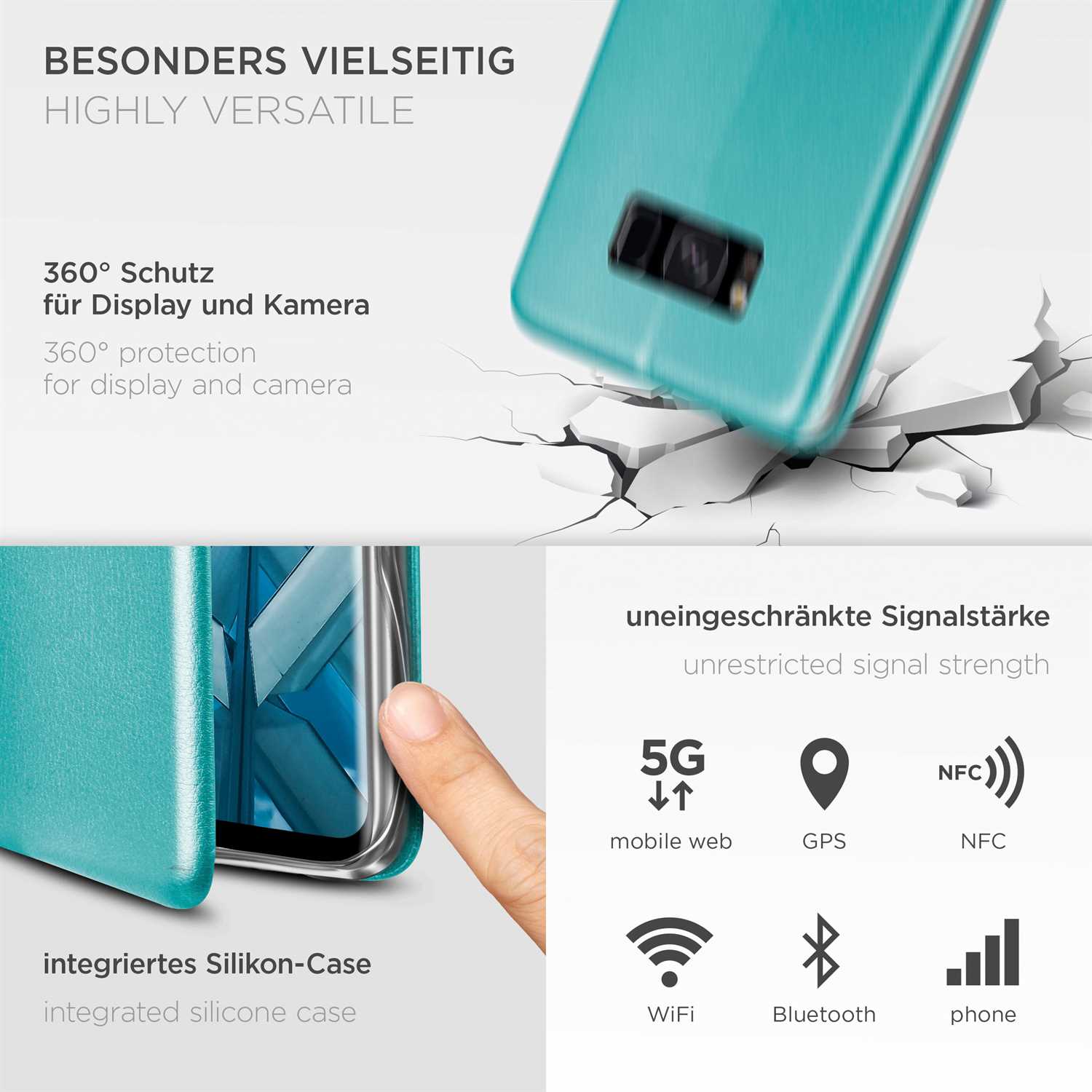 ONEFLOW Business Case Samsung Galaxy S8 Handytasche mit Kartenfach – Weiteres Produktbild 4 ONEFLOW Business Case Samsung Galaxy S8 Handytasche mit Kartenfach – Weiteres Produktbild 4